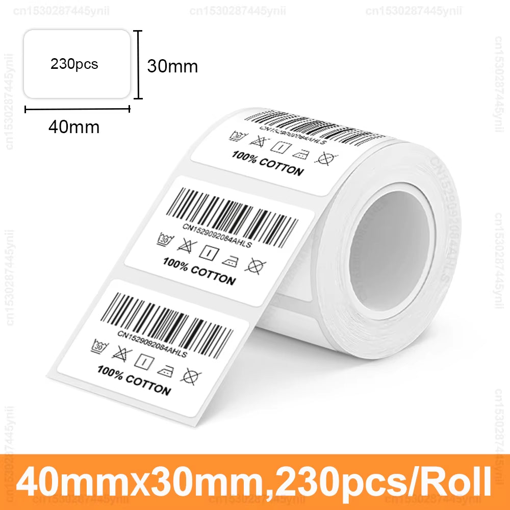 Marklife P50 round Square Label 50*50Mm Thermal Adhesive Label Roll Compatible for Phomemo M110 M220 M200 E210 P50 Label Printer