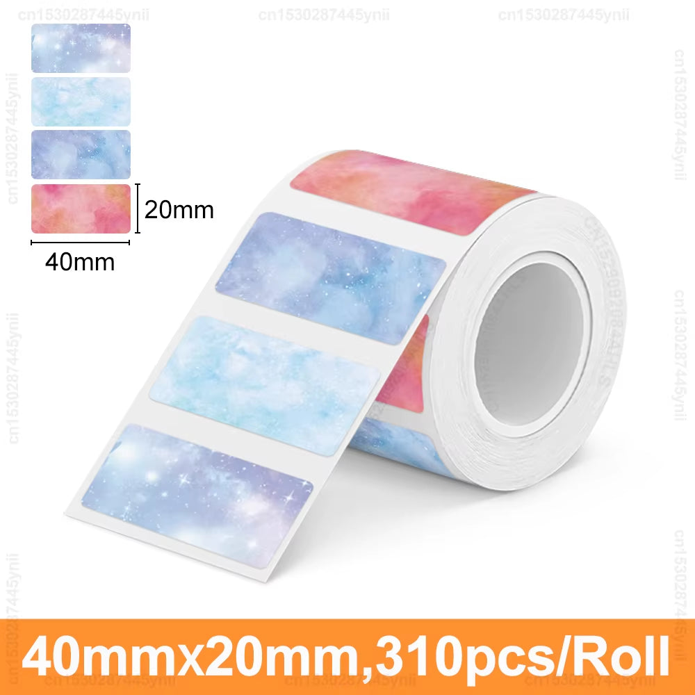 Marklife P50 round Square Label 50*50Mm Thermal Adhesive Label Roll Compatible for Phomemo M110 M220 M200 E210 P50 Label Printer