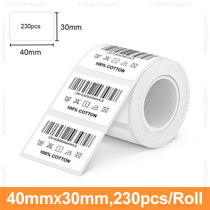 Marklife P50 round Square Label 50*50Mm Thermal Adhesive Label Roll Compatible for Phomemo M110 M220 M200 E210 P50 Label Printer