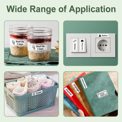 Marklife P50 round Square Label 50*50Mm Thermal Adhesive Label Roll Compatible for Phomemo M110 M220 M200 E210 P50 Label Printer