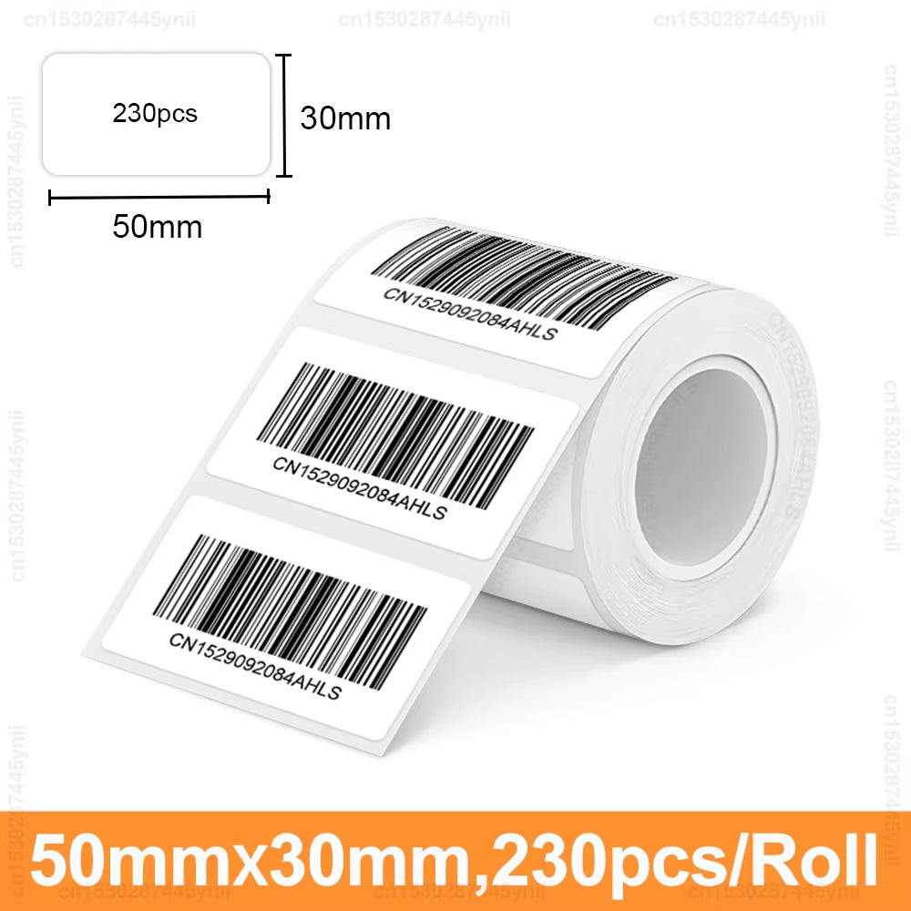 Marklife P50 round Square Label 50*50Mm Thermal Adhesive Label Roll Compatible for Phomemo M110 M220 M200 E210 P50 Label Printer