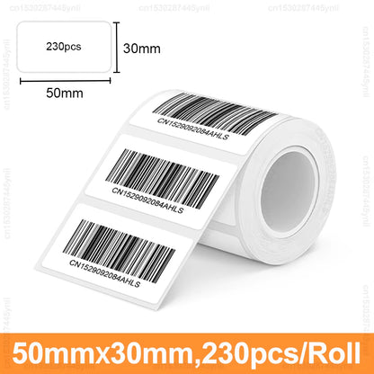 Marklife P50 round Square Label 50*50Mm Thermal Adhesive Label Roll Compatible for Phomemo M110 M220 M200 E210 P50 Label Printer